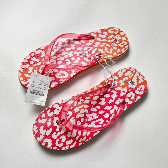 Crewcuts Girl's Multi-color Flip Flops Sz K5 - Picture 10 of 10